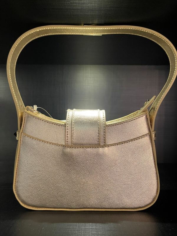 Bolsa Tiracolo Pequena Dourada Emili Schutz - Imagem 3