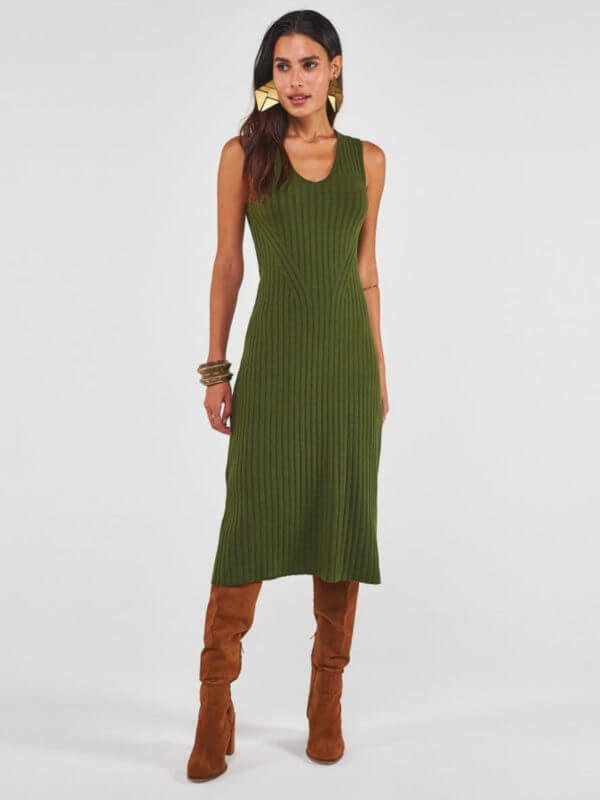 VESTIDO MIDI HANGAR LINDA DE MORRER