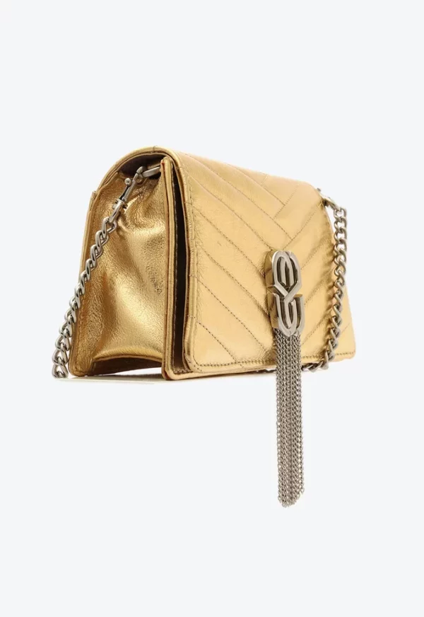 BOLSA SAUCY COURO DOURADA SCHUTZ - Image 2