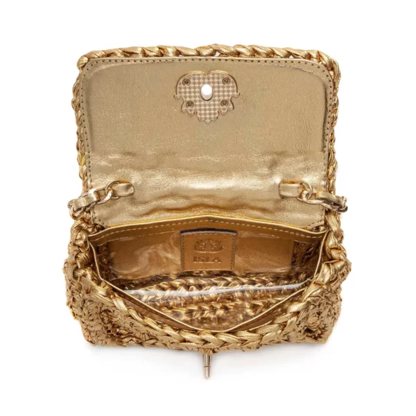 MINI BOLSA CROCHÊ FIO METALIZADO ISLA - Imagem 4