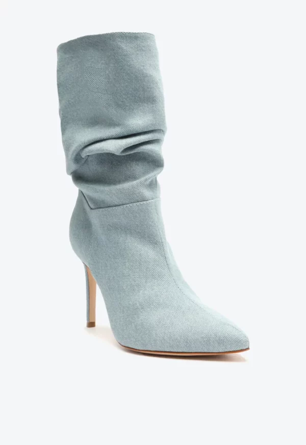 BOTA SALTO ALTO ASHLEE JEANS CLARO - Image 2