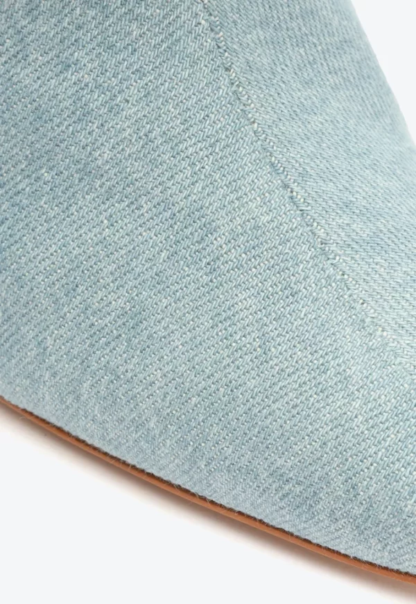 BOTA SALTO ALTO ASHLEE JEANS CLARO - Image 4