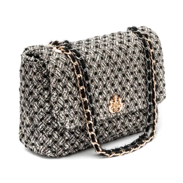 BOLSA TWEED ARGENTO ISLA - Image 2