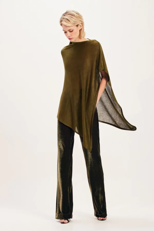 BLUSA TRICOT ASSIMETRICA VERDE TIG - Image 3
