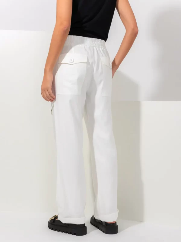 CALCA EDUARDA TWILL BARI OFF PINK POA - Image 2