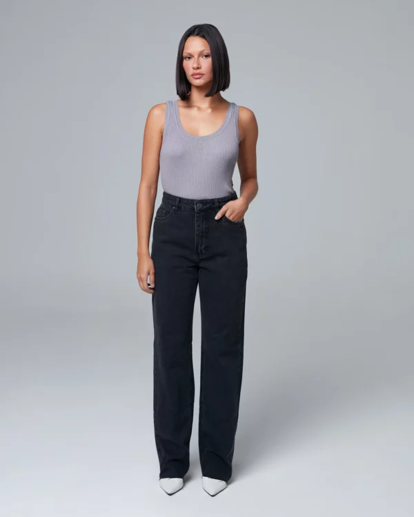 CALCA JEANS TODO DIA BLACK CAMYS