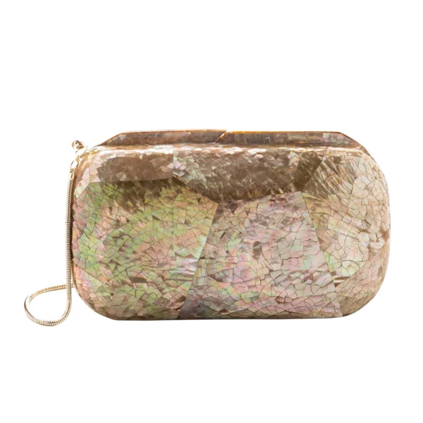 BOLSA CLUTCH MADREPÉROLA RETANGULAR ISLA - Image 4