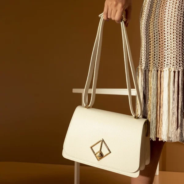 BOLSA MÉDIA CONTEMPORÂNEA OFF WHITE LUIZA BARCELOS - Image 6