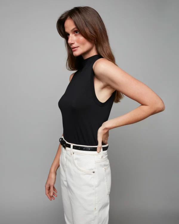 REGATA TANK TOP PRETO CAMYS - Image 2