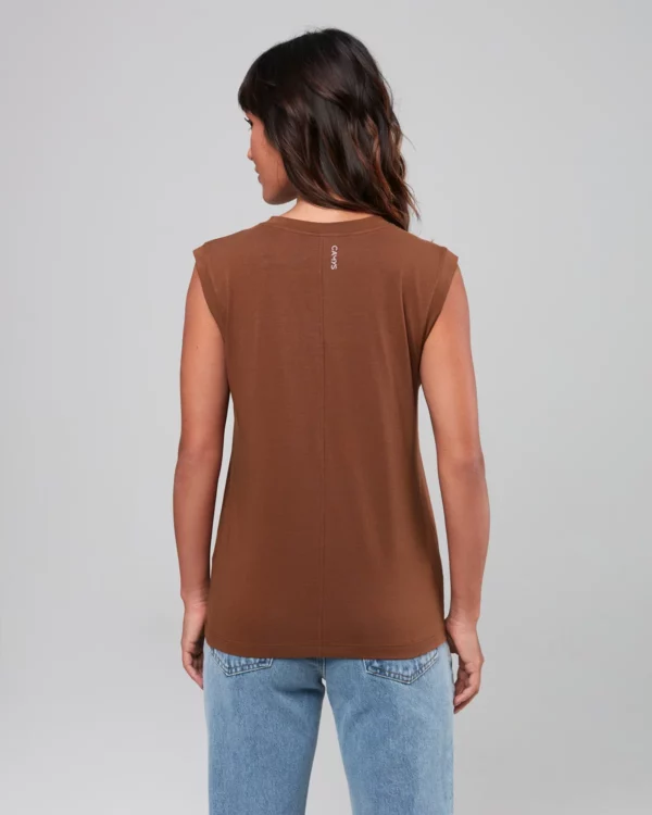 Regata Tank Top Marrom Lisboa Camys - Imagem 2