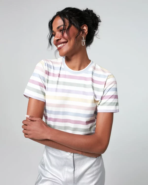 Camiseta Todo Dia gola U Vacation Rainbow Camys