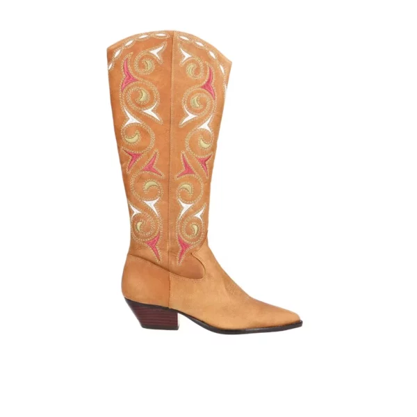 Bota Western Cano Alto Bordados Luiza Barcelos - Image 2