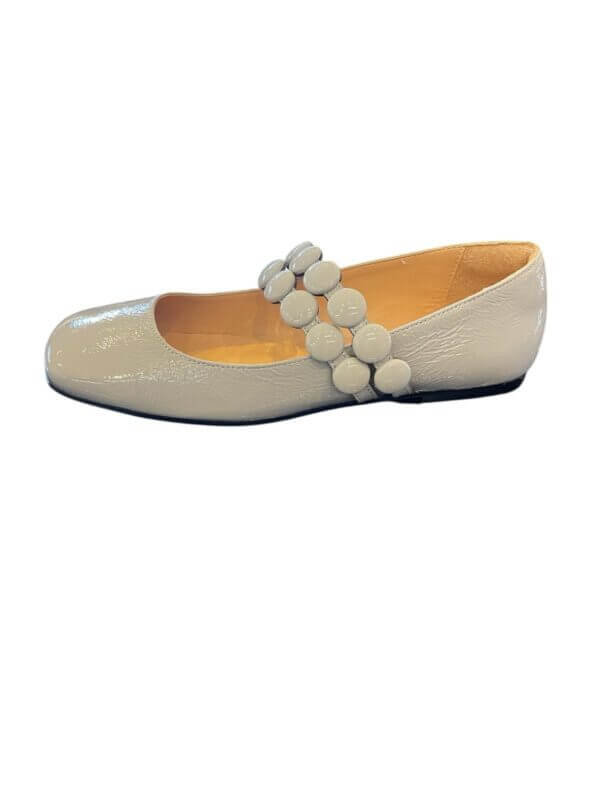 Sapato Mary Jane fivela botôes