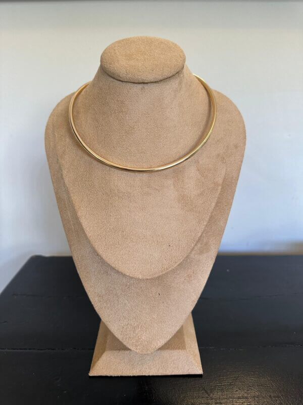 Colar Choker Aro Dourado