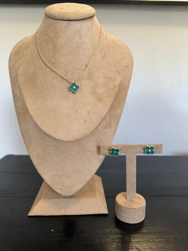 Colar Van Cleef Verde