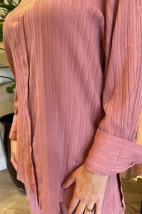 Camisa M/L Oversized Tecido Anarruga - Image 4